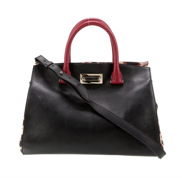 MaxMara Handbags - Max Mara Authentic Leather Top Handle Bag